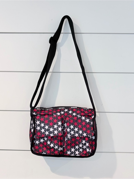 Lesportsac Handbags - LeSportsac Y2K Starcore Crossbody Bag Indie Sleaze Retro Messenger Americana USA